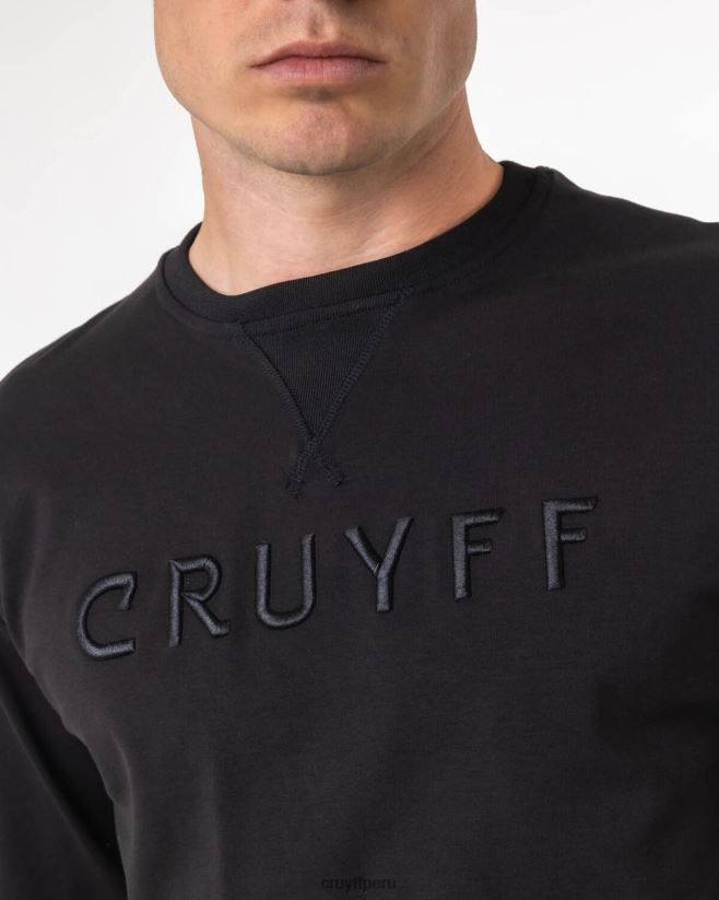 educación física Cruyff suéter toretta negro 42TR20522 hombres suéter