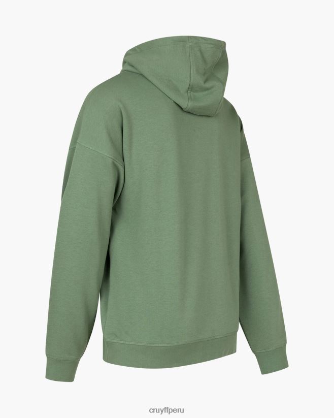 educación física Cruyff sudadera con capucha bosque verde 42TR2096 hombres sudadera