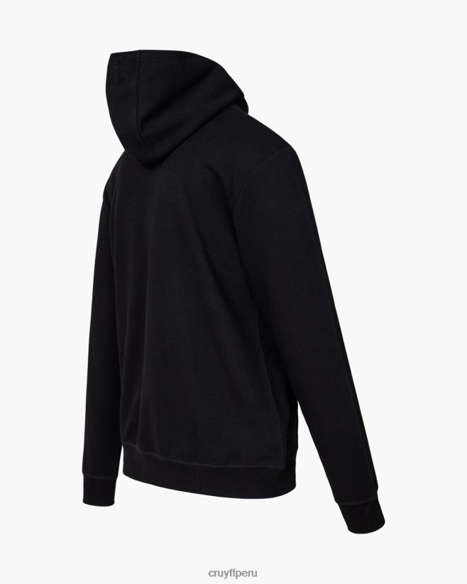 educación física Cruyff sudadera con capucha de grafiti negro 42TR20465 hombres sudadera