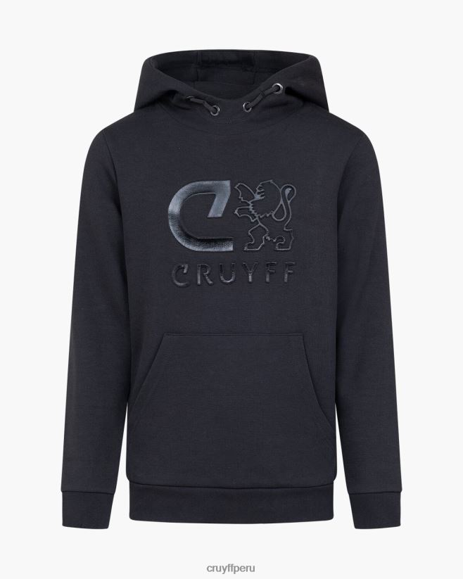 educación física Cruyff sudadera con capucha negro 42TR201164 hombres sudadera