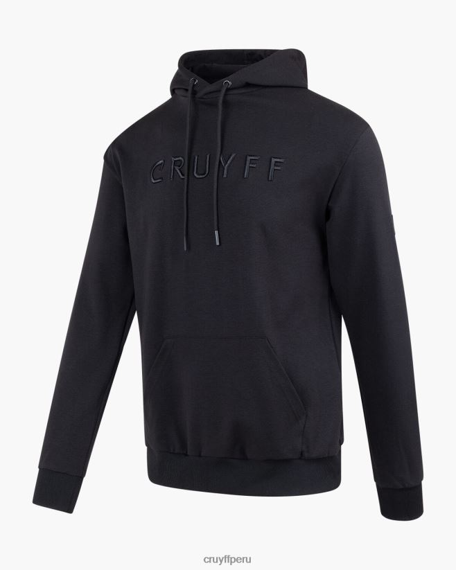 educación física Cruyff sudadera con capucha negro 42TR20580 hombres sudadera
