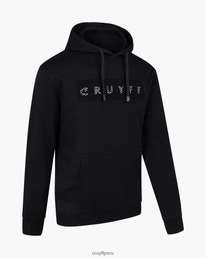 educación física Cruyff sudadera con capucha negro 42TR20587 hombres sudadera