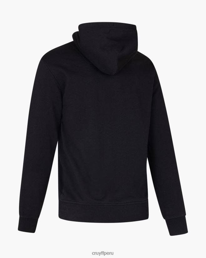 educación física Cruyff sudadera con capucha negro 42TR20587 hombres sudadera