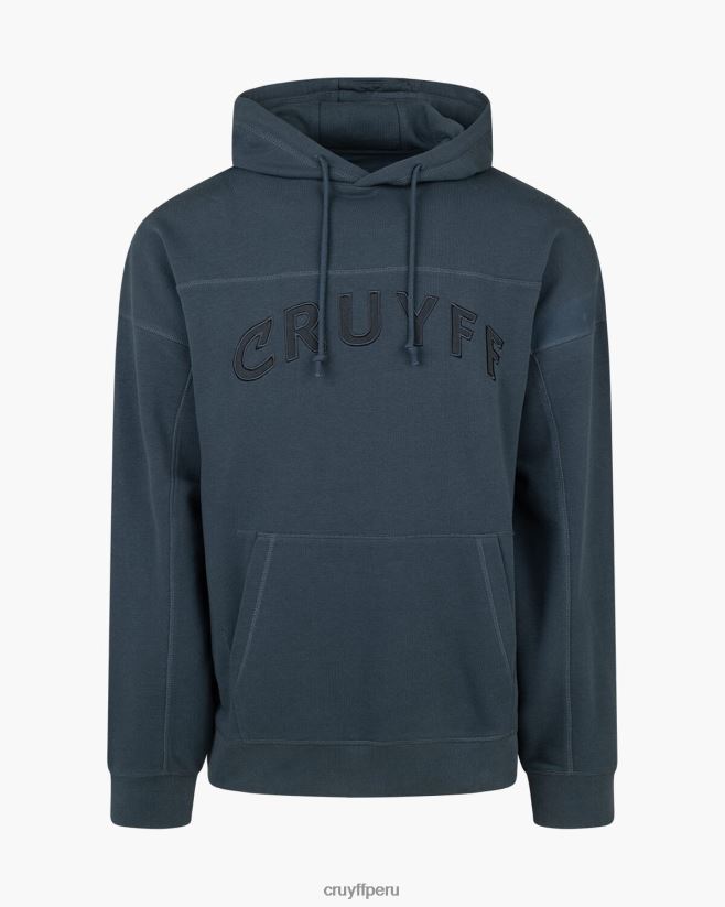 educación física Cruyff sudadera con capucha noches azules 42TR2098 hombres sudadera