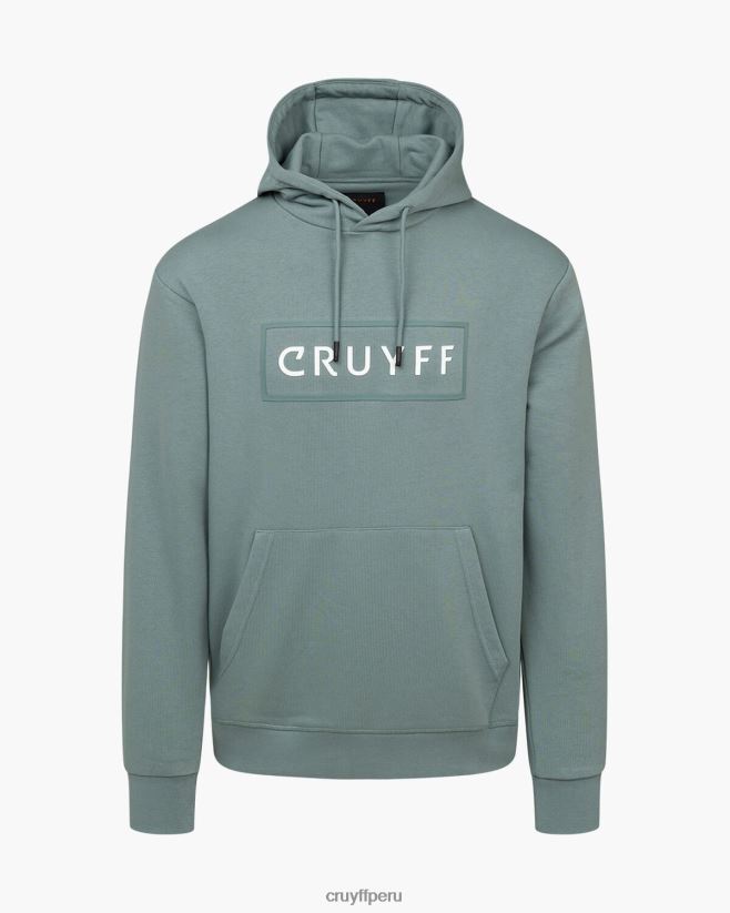 educación física Cruyff sudadera con capucha plomo azul 42TR20194 hombres sudadera