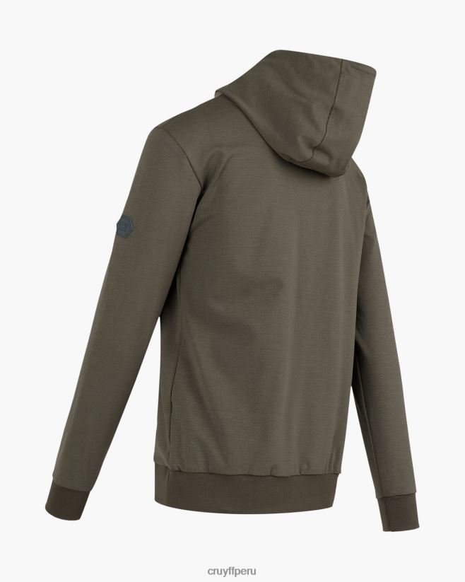 educación física Cruyff sudadera con capucha verde 42TR20492 hombres sudadera