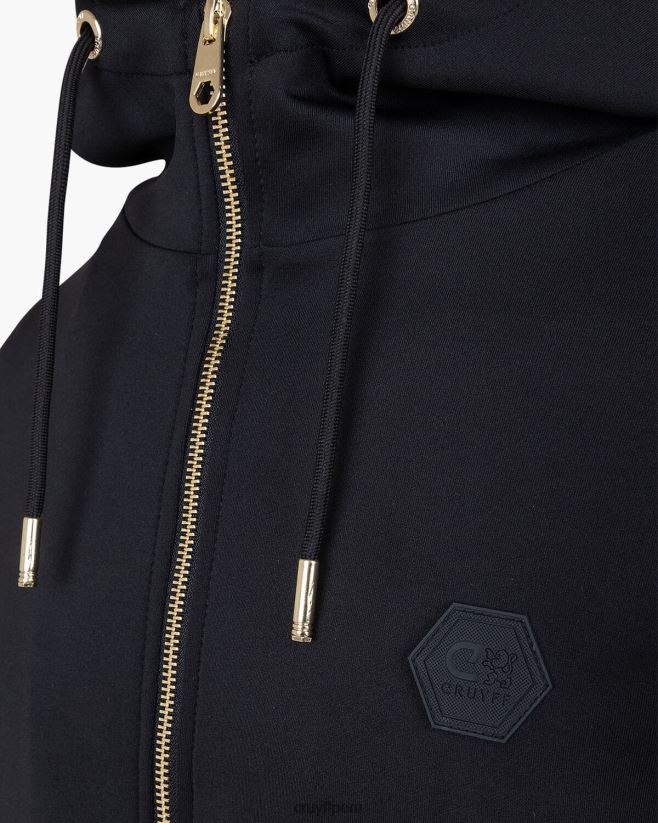educación física Cruyff zip de buceo santino negro 42TR20459 hombres sudadera