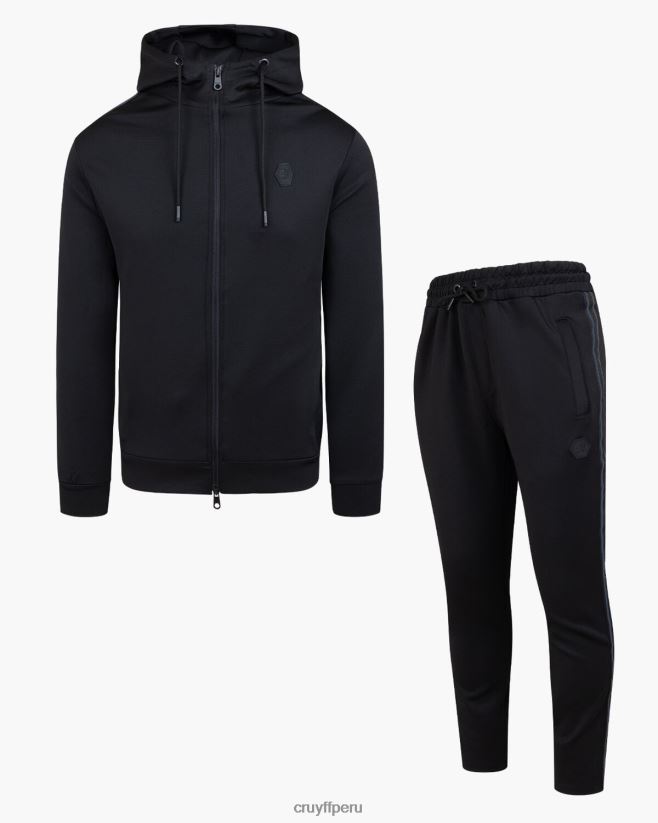 educación física Cruyff chándal de buceo joel negro 42TR20355 hombres trajes