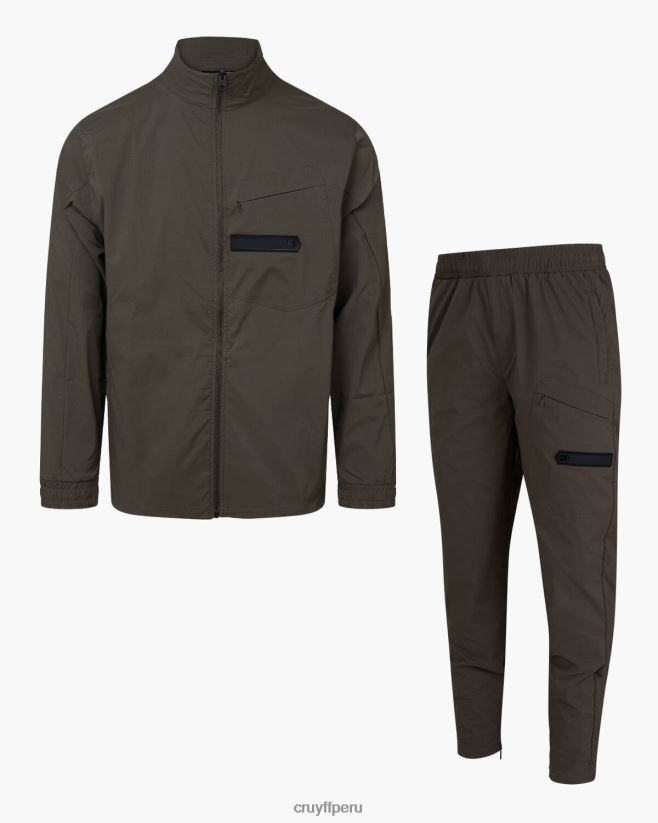 educación física Cruyff chándal de scott marrón 42TR20193 hombres trajes