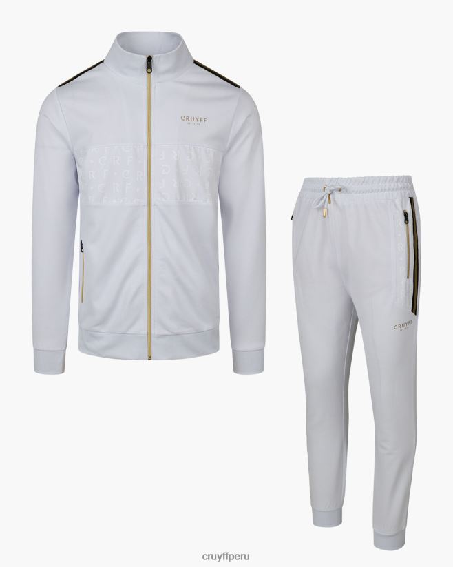 educación física Cruyff chándal gregorio blanco 42TR2027 hombres trajes