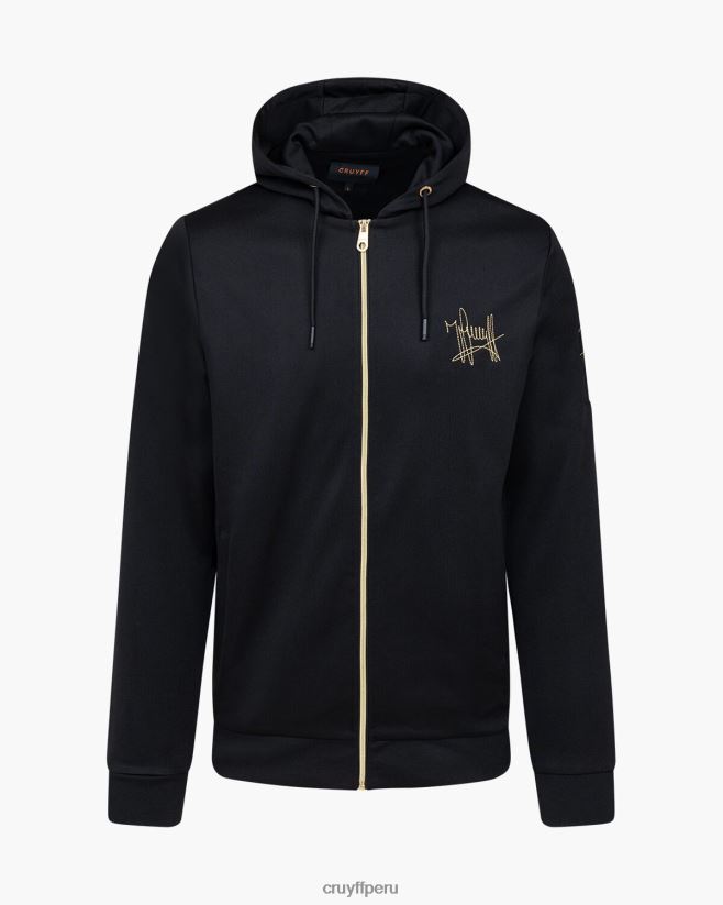 educación física Cruyff chándal paolo fz negro 42TR2026 hombres trajes