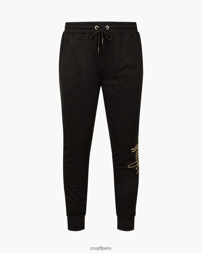 educación física Cruyff chándal paolo fz negro 42TR2026 hombres trajes