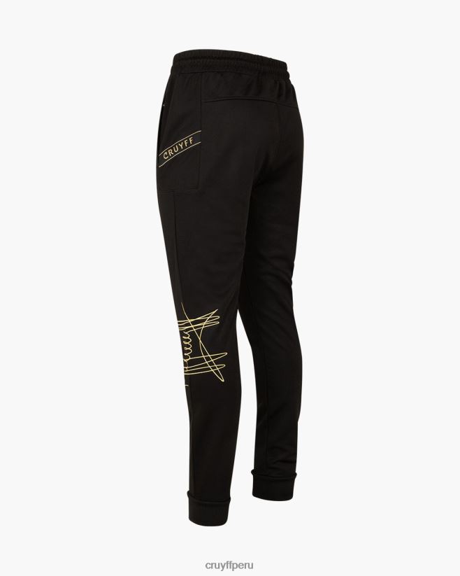 educación física Cruyff chándal paolo fz negro 42TR2026 hombres trajes