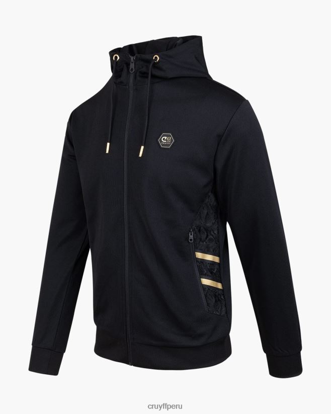 educación física Cruyff chándal samuel negro 42TR20354 hombres trajes