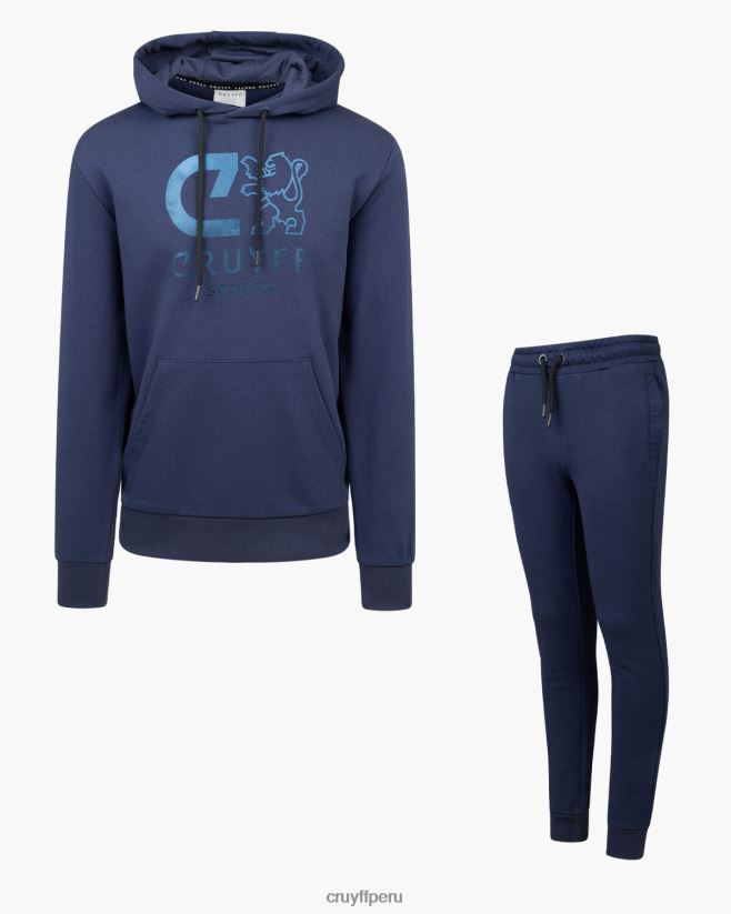 educación física Cruyff hacer traje azul real 42TR20329 hombres trajes