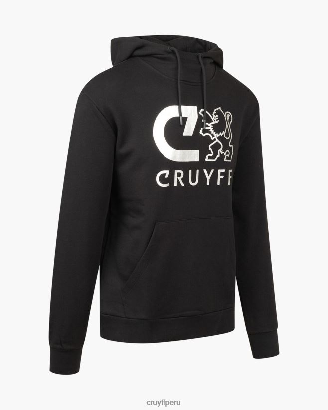 educación física Cruyff hacer traje negro/plata 42TR20612 hombres trajes