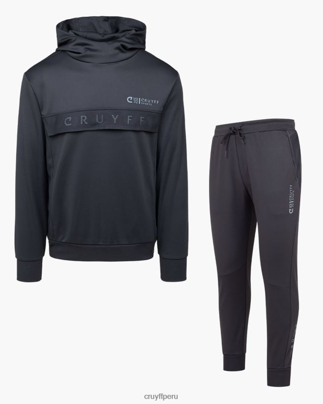 educación física Cruyff traje aullador gris oscuro 42TR20295 hombres trajes