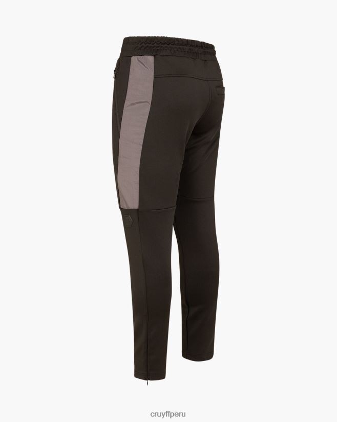 educación física Cruyff traje barnetta negro/rojo 42TR20388 hombres trajes