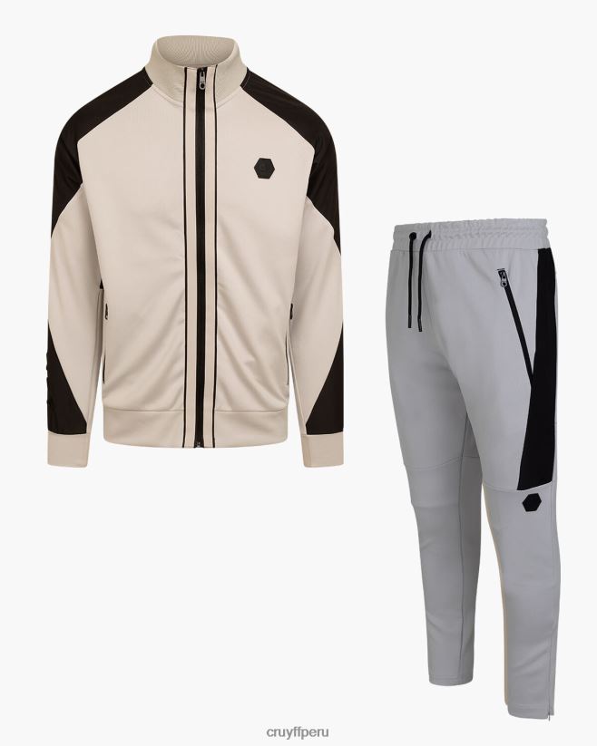 educación física Cruyff traje barnetta negro/rosa 42TR20389 hombres trajes