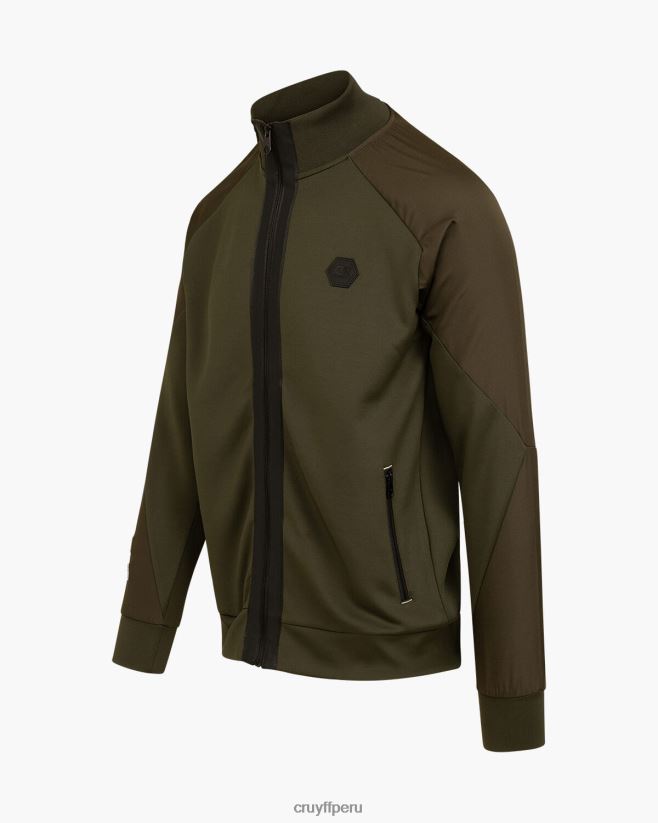 educación física Cruyff traje barnetta verde/plata 42TR20390 hombres trajes