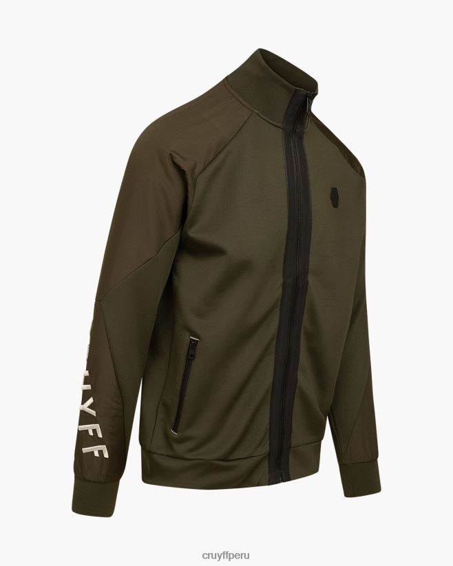 educación física Cruyff traje barnetta verde/plata 42TR20390 hombres trajes