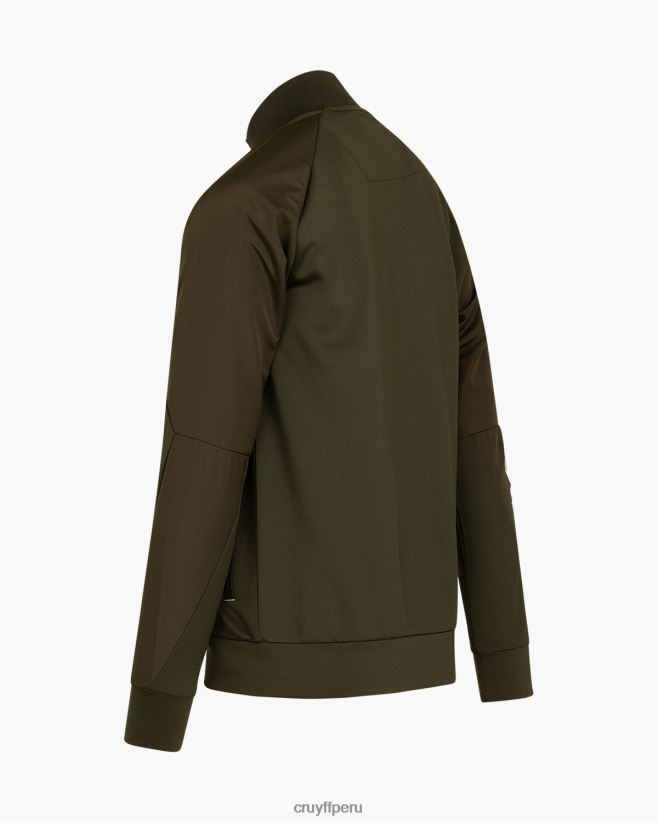 educación física Cruyff traje barnetta verde/plata 42TR20390 hombres trajes