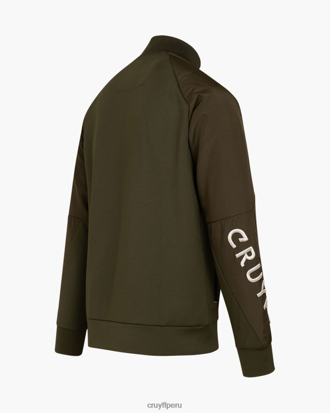 educación física Cruyff traje barnetta verde/plata 42TR20390 hombres trajes