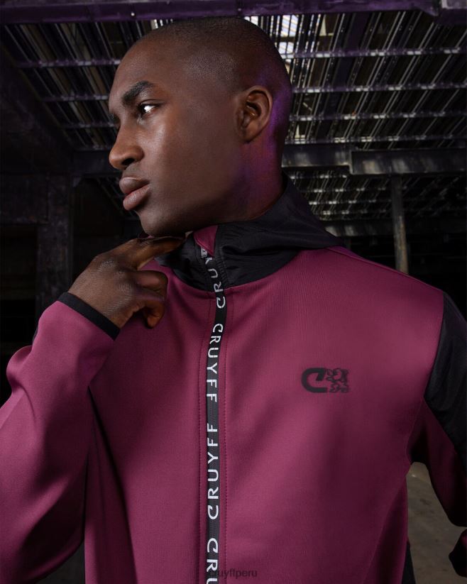 educación física Cruyff traje cruzado Burdeos 42TR20551 hombres trajes