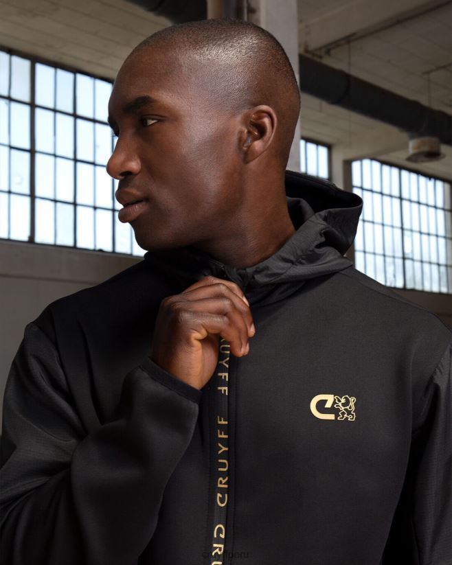 educación física Cruyff traje cruzado oro 42TR201312 hombres trajes