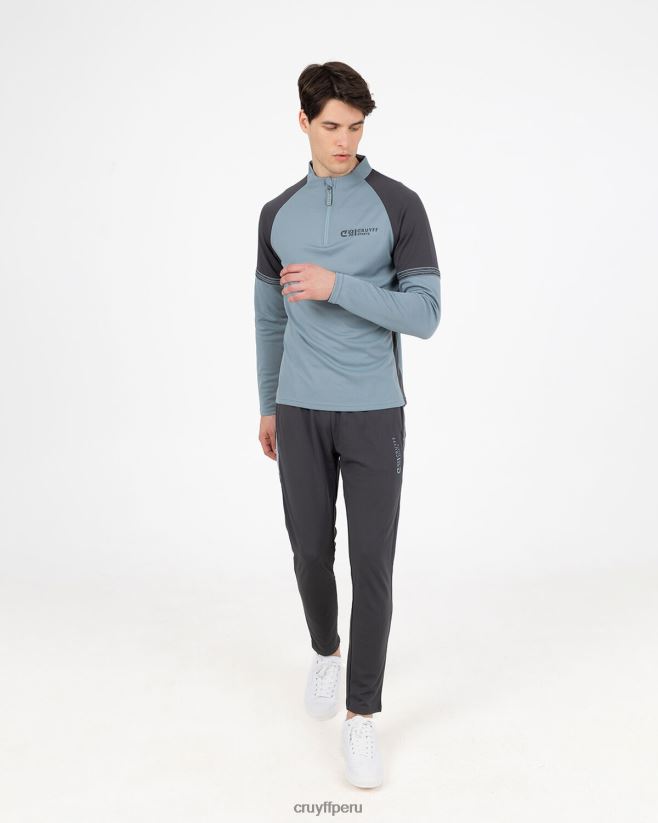 educación física Cruyff traje de diapositivas gris azulado 42TR20190 hombres trajes