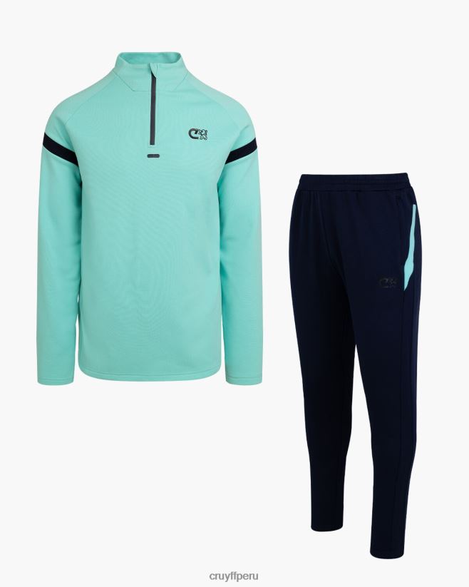 educación física Cruyff traje de esquina cacatúa/marina 42TR20412 hombres trajes