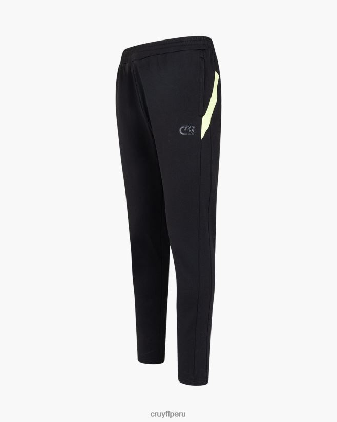 educación física Cruyff traje de esquina verde negro 42TR20409 hombres trajes