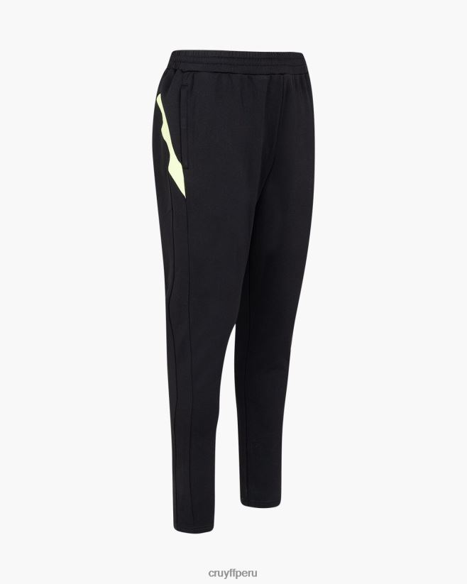 educación física Cruyff traje de esquina verde negro 42TR20409 hombres trajes