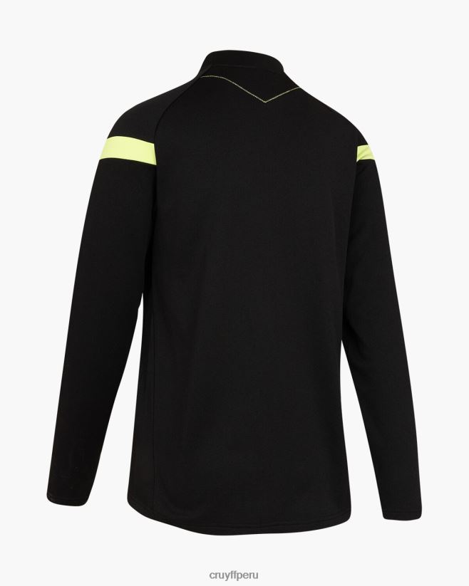 educación física Cruyff traje de esquina verde negro 42TR20409 hombres trajes