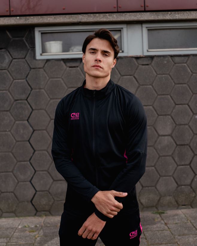 educación física Cruyff traje de giro tecnológico negro/varios 42TR20681 hombres trajes