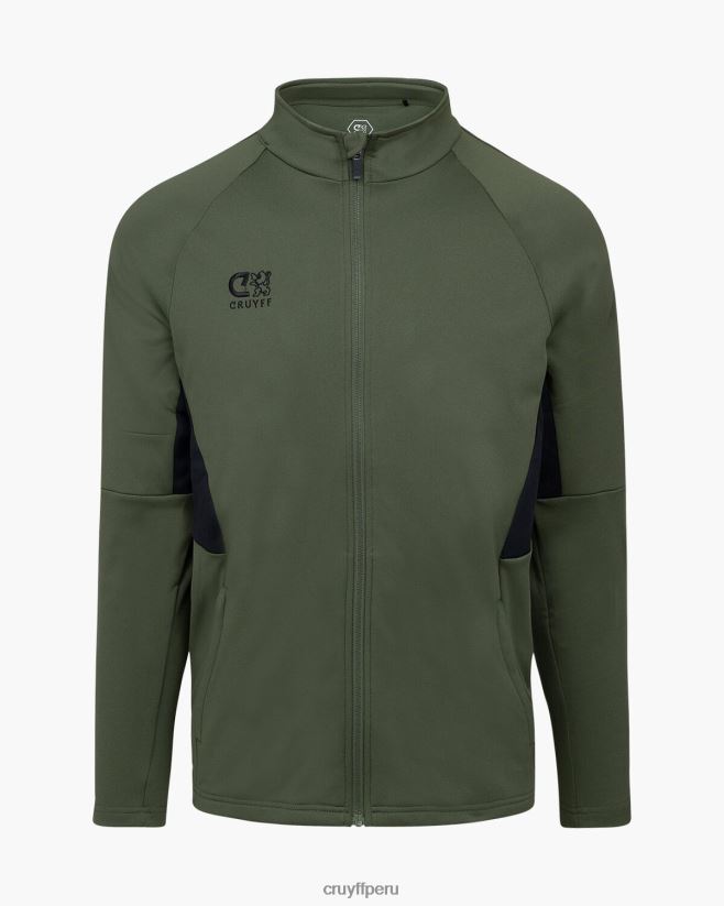 educación física Cruyff traje de giro tecnológico verde/negro 42TR20680 hombres trajes