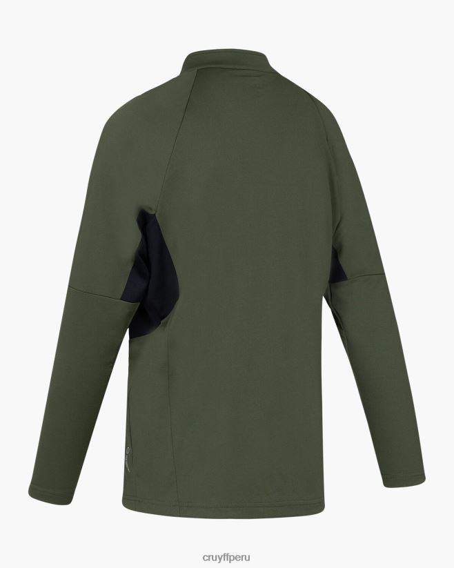 educación física Cruyff traje de giro tecnológico verde/negro 42TR20680 hombres trajes