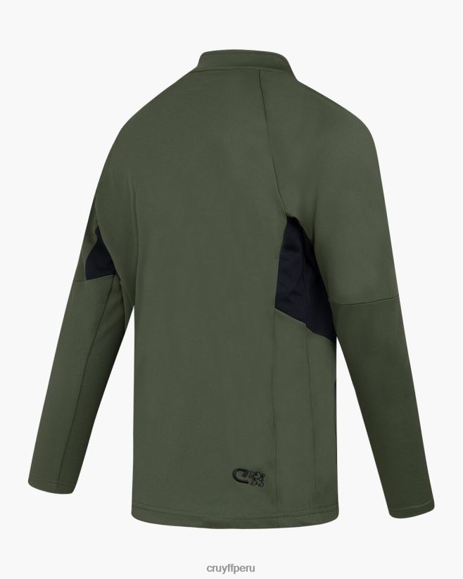 educación física Cruyff traje de giro tecnológico verde/negro 42TR20680 hombres trajes