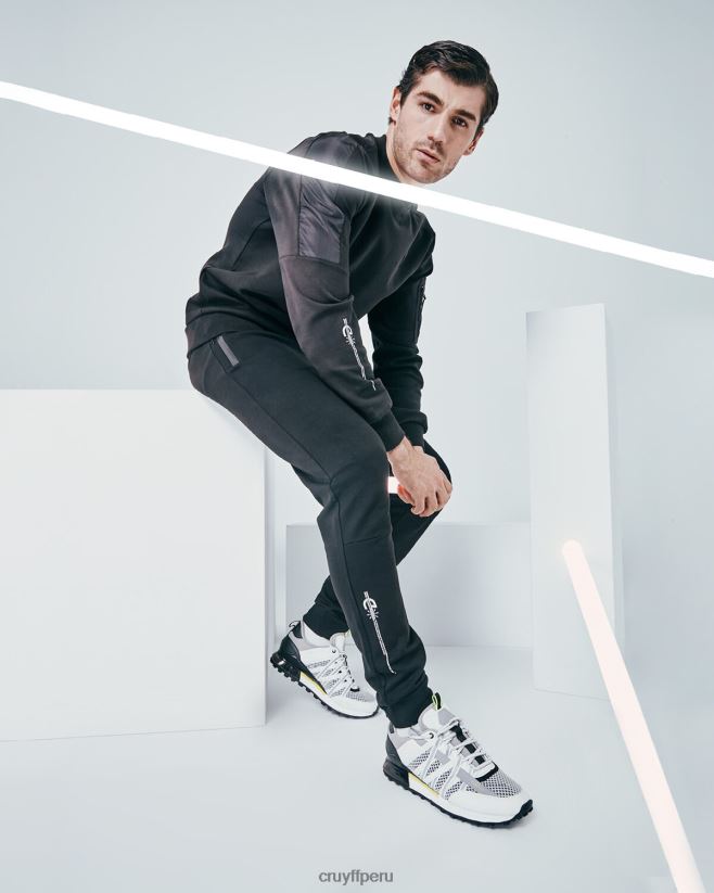 educación física Cruyff traje de jogging aiden negro 42TR2028 hombres trajes