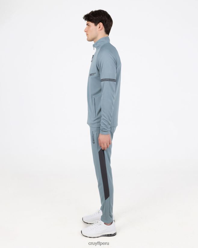 educación física Cruyff traje de pececillo azul 42TR20252 hombres trajes