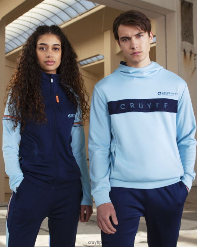 educación física Cruyff traje de pececillo azul real 42TR20253 hombres trajes