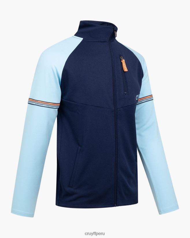 educación física Cruyff traje de pececillo azul real 42TR20253 hombres trajes