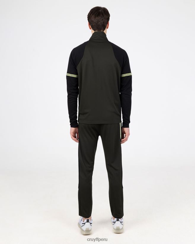 educación física Cruyff traje de pececillo ejercito verde 42TR20251 hombres trajes
