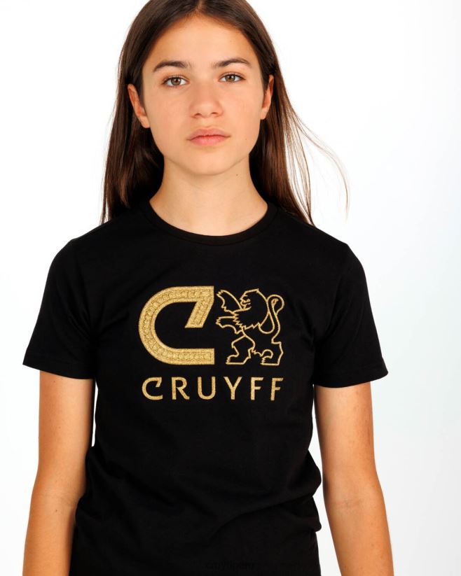 educación física Cruyff camiseta audaz negro 42TR201130 júnior camiseta