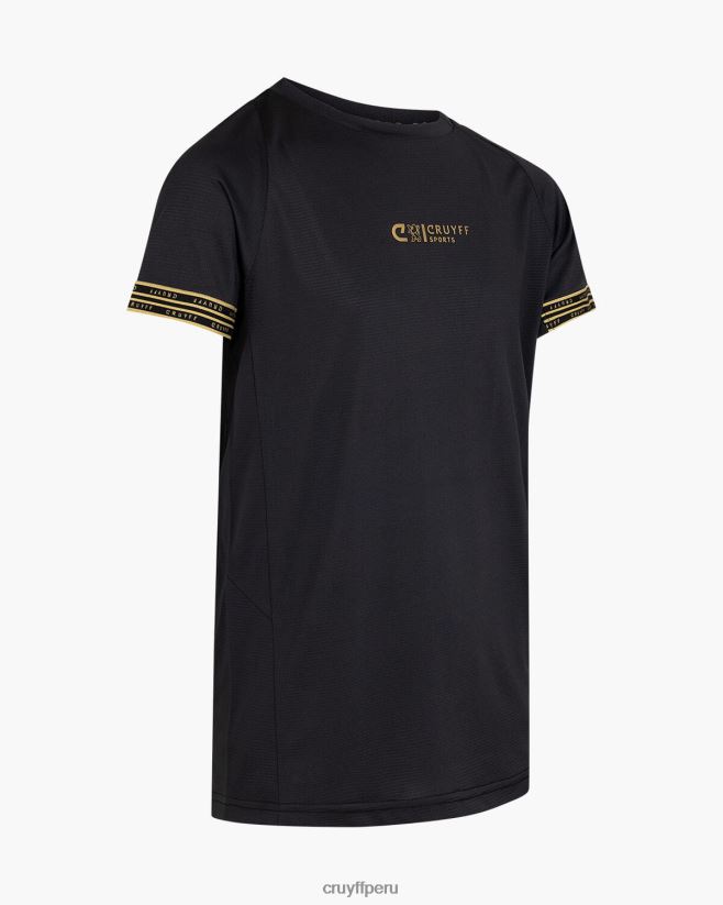 educación física Cruyff camiseta de pezuña oro 42TR201086 júnior camiseta
