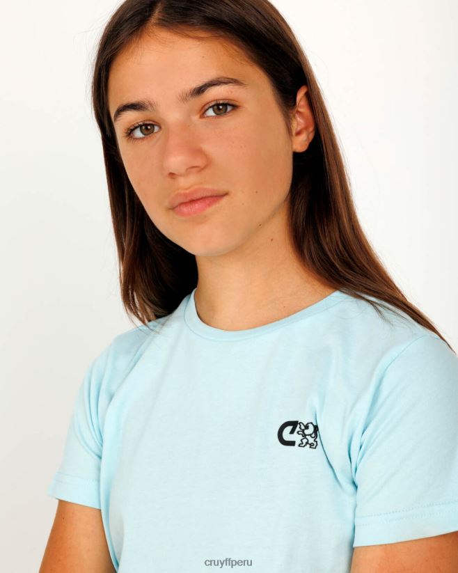 educación física Cruyff camiseta ruana turquesa 42TR201138 júnior camiseta