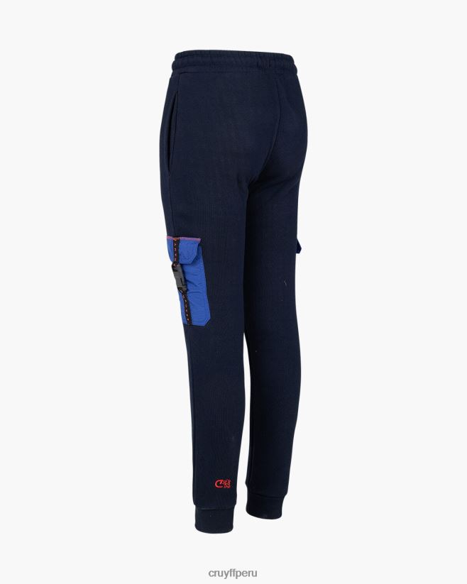 educación física Cruyff pantalón cortapelos Azul marino 42TR201174 júnior pantalones