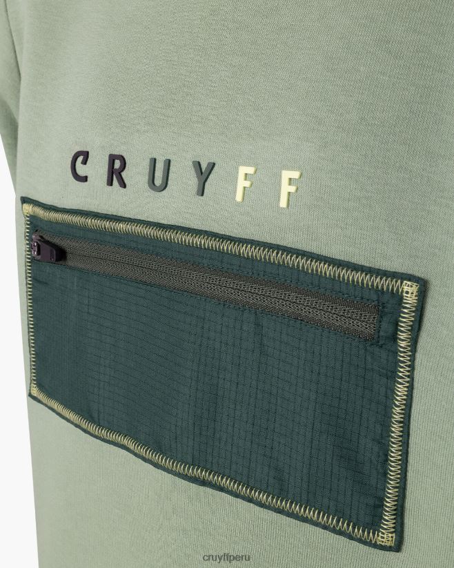 educación física Cruyff cortadora de cuello redondo verde 42TR201166 júnior suéter