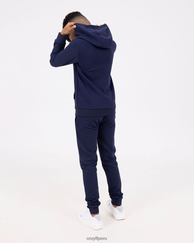 educación física Cruyff hacer sudadera con capucha azul real 42TR201106 júnior sudadera