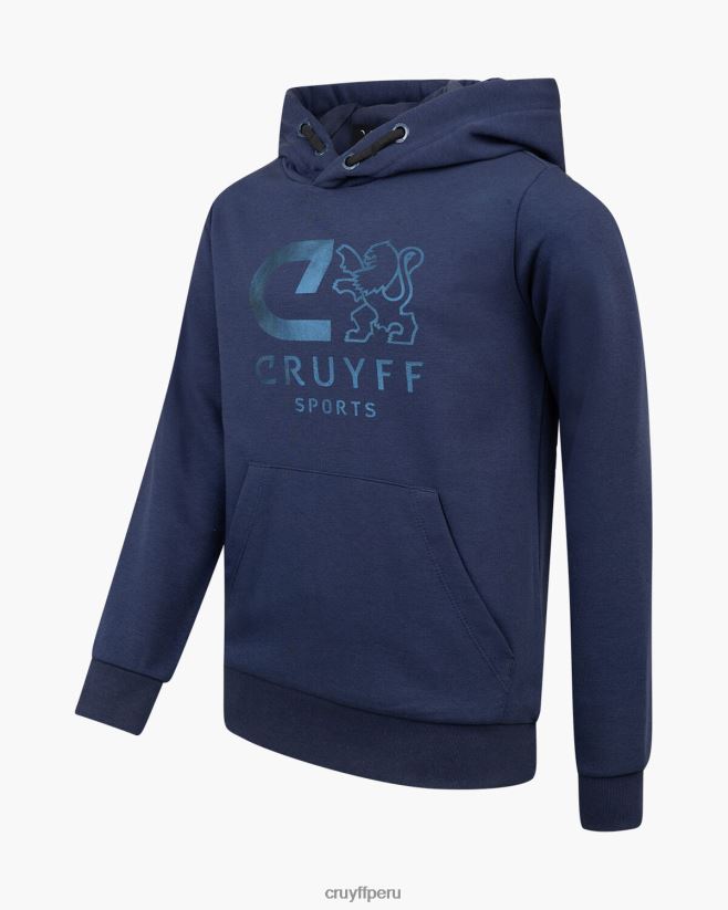 educación física Cruyff hacer sudadera con capucha azul real 42TR201106 júnior sudadera